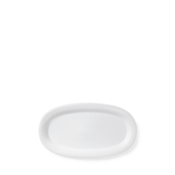 KHLER HAMMERSHI OVALT SERVERINGSFAD 40 x 22,5 CM HVID