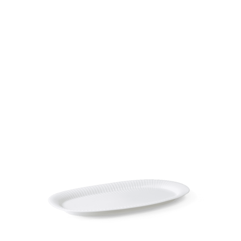 KHLER HAMMERSHI OVALT SERVERINGSFAD 40 x 22,5 CM HVID
