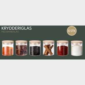 CONZEPT KRYDDERIGLAS M. BAMBUSL�G 6STK
