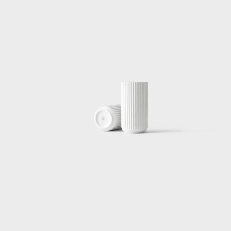 LYNGBY PORCEL�N VASE H20,5 CM HVID