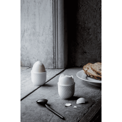 LYNGBY PORCELN RHOMBE GGEBGER HVID - 2 STK. 