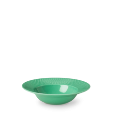 LYNGBY PORCELN RHOMBE COLOR DYB TALLERKEN 24,5 CM GRN