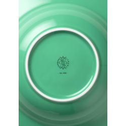 LYNGBY PORCELN RHOMBE COLOR DYB TALLERKEN 24,5 CM GRN