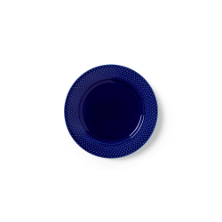 LYNGBY PORCELN RHOMBE COLOR FROKOST TALLERKEN MRKEBL  23 CM