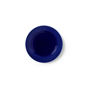 LYNGBY PORCELN RHOMBE COLOR FROKOST TALLERKEN MRKEBL  23 CM