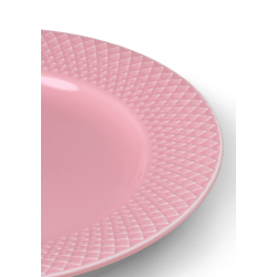LYNGBY PORCELN RHOMBE COLOR TALLERKEN 21 CM ROSA