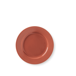 LYNGBY PORCELN RHOMBE COLOR  FROKOSTTALLERKEN 23 CM TERRACOTTA