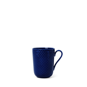 LYNGBY PORCELN RHOMBE COLOR KRUS MED HANK 33 CL BL 