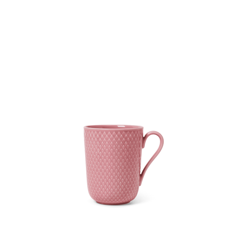 LYNGBY PORCELN RHOMBE COLOR KRUS MED HANK 33 CL ROSA 