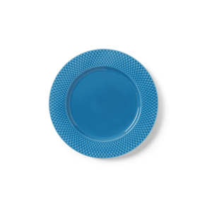 LYNGBY PORCELN RHOMBE COLOR MIDDAGSTALLERKEN  27 CM BL 