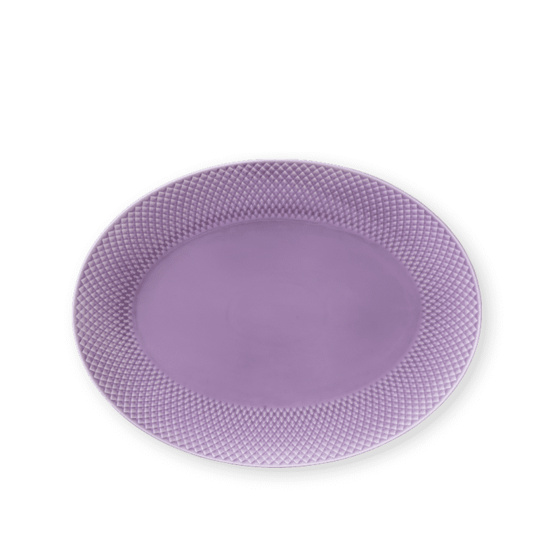 LYNGBY RHOMBE COLOR OVALT FAD LILLA