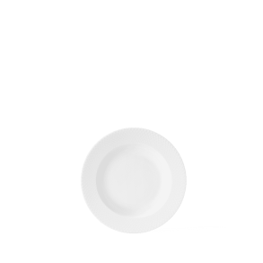 LYNGBY PORCELN RHOMBE DYB TALLERKEN  23 CM HVID