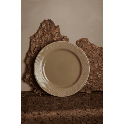 LYNGBY PORCELN RHOMBE EARTH FROKOSTTALLERKEN  23 CM CLAY
