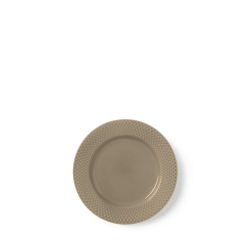 LYNGBY PORCELN RHOMBE EARTH FROKOSTTALLERKEN  23 CM CLAY