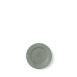 LYNGBY PORCELN RHOMBE EARTH FROKOSTTALLERKEN  21 CM MOSS