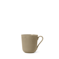 LYNGBY PORCELN RHOMBE EARTH KRUS MED HANK 39 CL CLAY