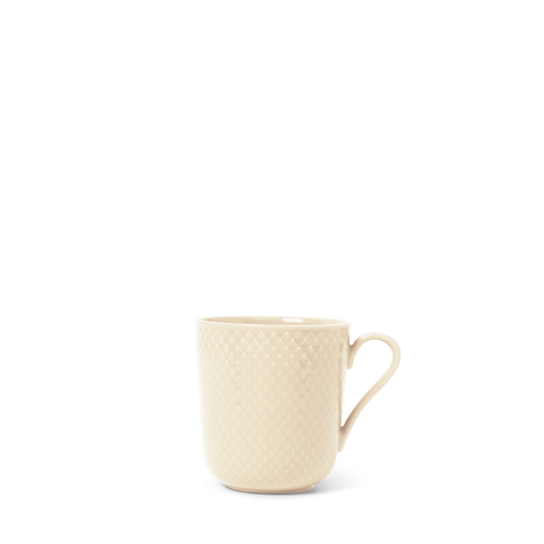 LYNGBY PORCELN RHOMBE EARTH KRUS MED HANK 39 CL MARBLE