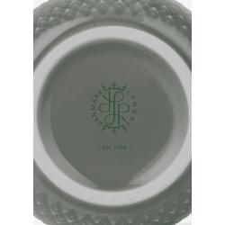 LYNGBY PORCELN RHOMBE EARTH KRUS MED HANK 39 CL MOSS