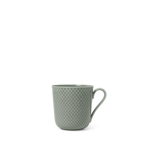 LYNGBY PORCELN RHOMBE EARTH KRUS MED HANK 39 CL MOSS