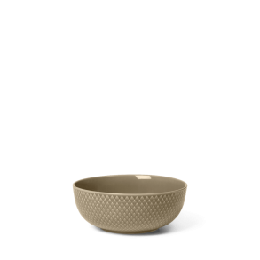 LYNGBY PORCELN RHOMBE EARTH SKL  15,5 CM CLAY