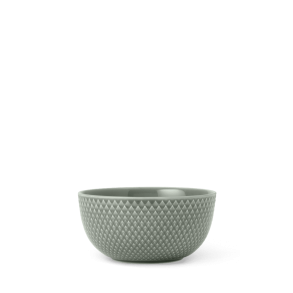 LYNGBY PORCELN RHOMBE EARTH SKL  13 CM MOSS