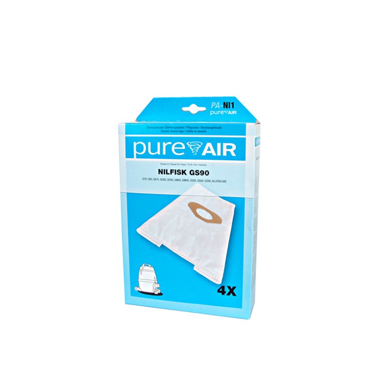 PUREAIR NILFISK STVSUGERPOSER NI1 GM/GS - 4 STK.  