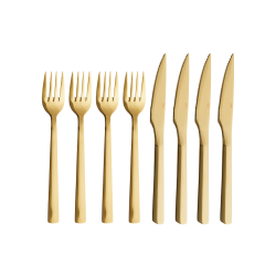 RAW STEAKST GULD - 8 DELE