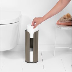 BRABANTIA TOILETRULLE HOLDER PLATINUM
