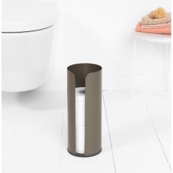 BRABANTIA TOILETRULLE HOLDER PLATINUM