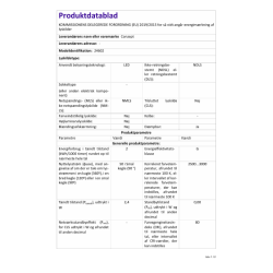 LYSKDE 40 LED VARMHVID