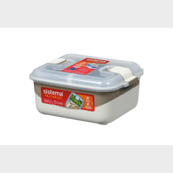 SISTEMA HEATABLES MIKROBOKS 1,35L MED RUMDELER - 1 STK ASSORTERET