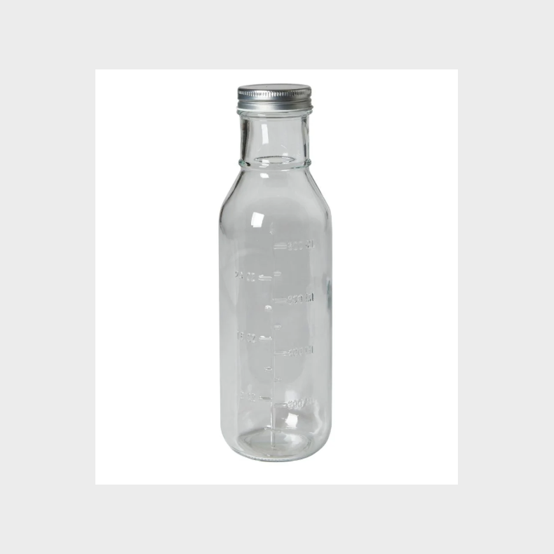 DA'CORE GLASFLASKE MED METALL�G 1 LITER