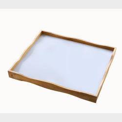 RAW BY AIDA TEAK BAKKE VENDBAR 45 X 38 CM - 2.SORTERING