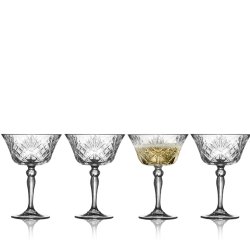 LYNGBY MELODIA CHAMPAGNESK�L 26CL - 4 STK.