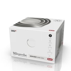 ROSTI NEW MARGRETHE SK�LES�T HVID - 8 DELE
