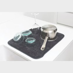 BRABANTIA MICROFIBER OPVASKEMTTE DARK GREY