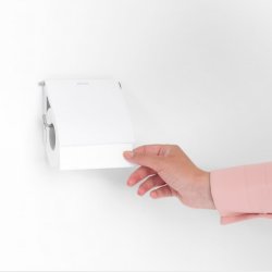 BRABANTIA TOILETRULLEHOLDER HVID