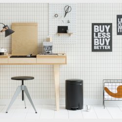 BRABANTIA PEDALSPAND NEWLCON 12 L MAT SORT