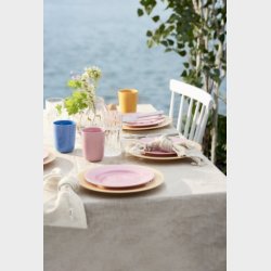 LYNGBY RHOMBE COLOR KRUS UDEN HANK 33 CL ROSA 