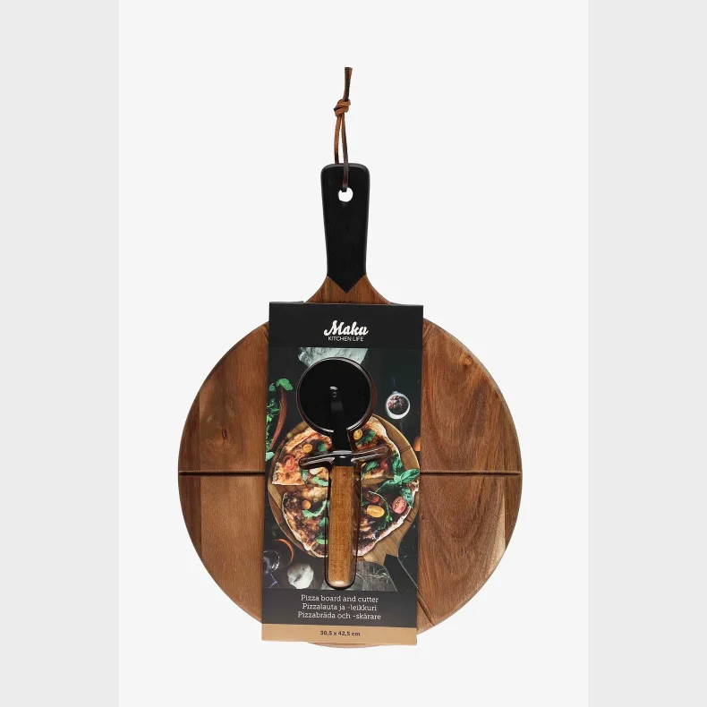 MAKU PIZZA BAKKE MED KNIV