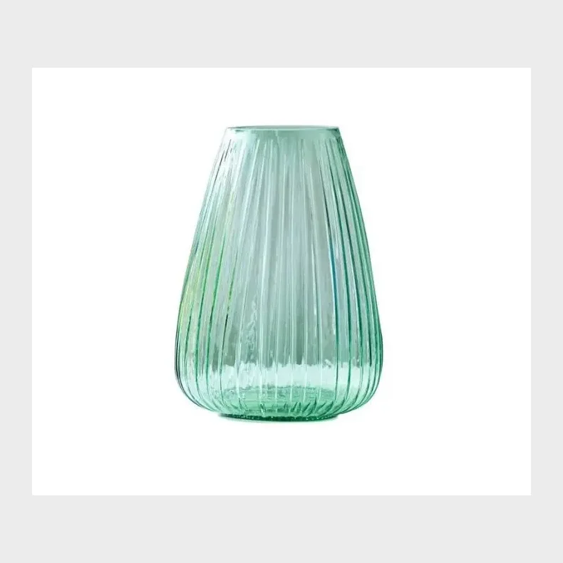 KUSINTHA VASE 22CM GR�N GLAS
