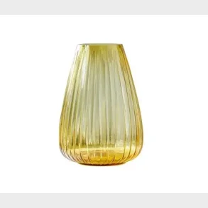 KUSINTHA VASE 22CM AMBER GLAS