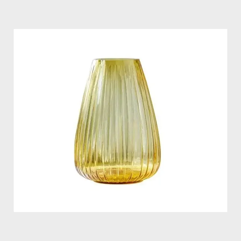 KUSINTHA VASE 22CM AMBER GLAS