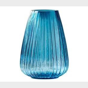 KUSINTHA VASE 22CM BL� GLAS