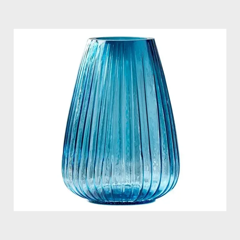 KUSINTHA VASE 22CM BL� GLAS