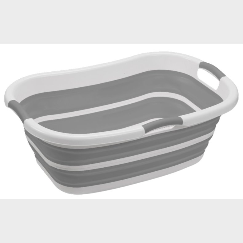 CONZEPT FOLDBAR LINNEDKURV/ BADEKAR MED PROP 66 X 43,5 CM