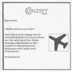 CONZEPT ABS H�RD KUFFERT LILLE SORT