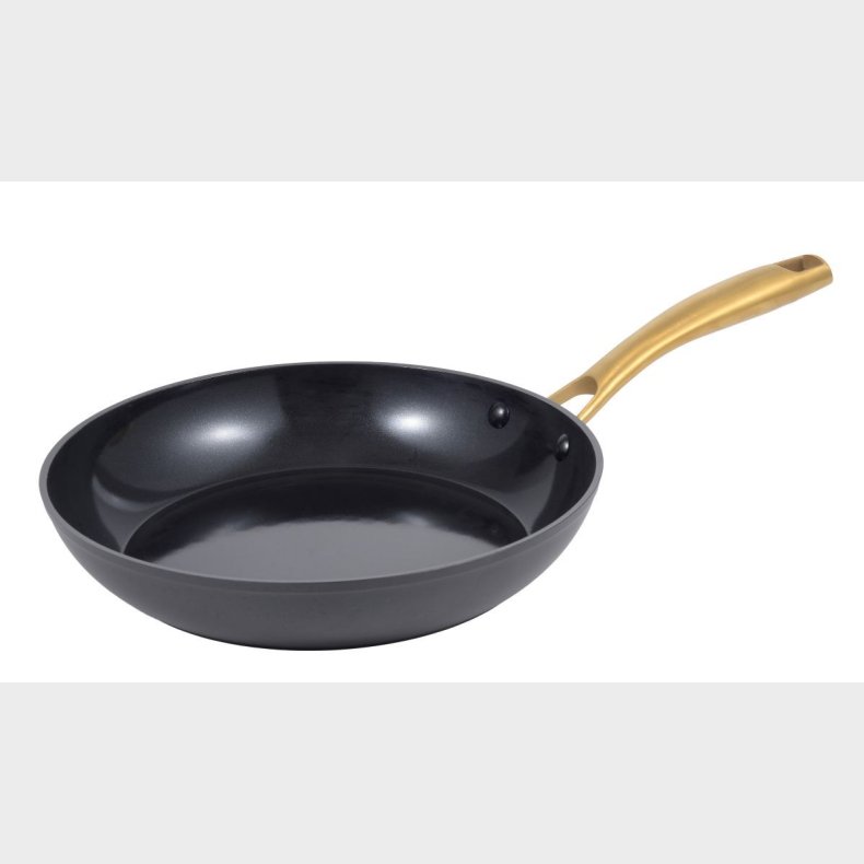 CONZEPT PANDE 24 CM KERAMISK MED MESSINGHNDTAG