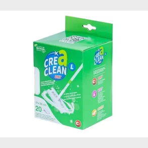 CREA CLEAN DRY WIPES 21X28 CM 20STK