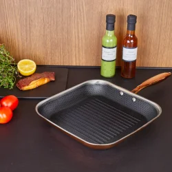 H�WS SANTO HYBRID GRILLPANDE 28CM ROSE GOLD
